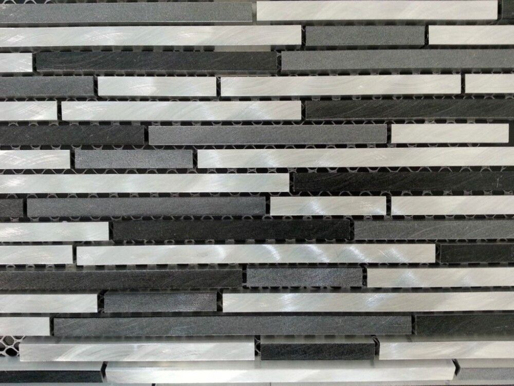 Mosaiikkilaatta Fliesen Brick harmaa 29,8 x 31,8 cm