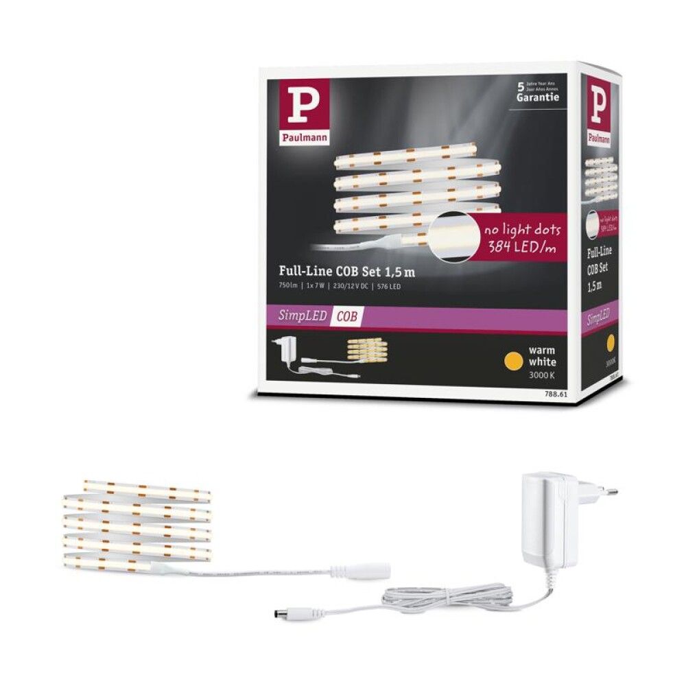 LED-Nauha MaxLED 250 Lämmin Valkoinen IP44 1m