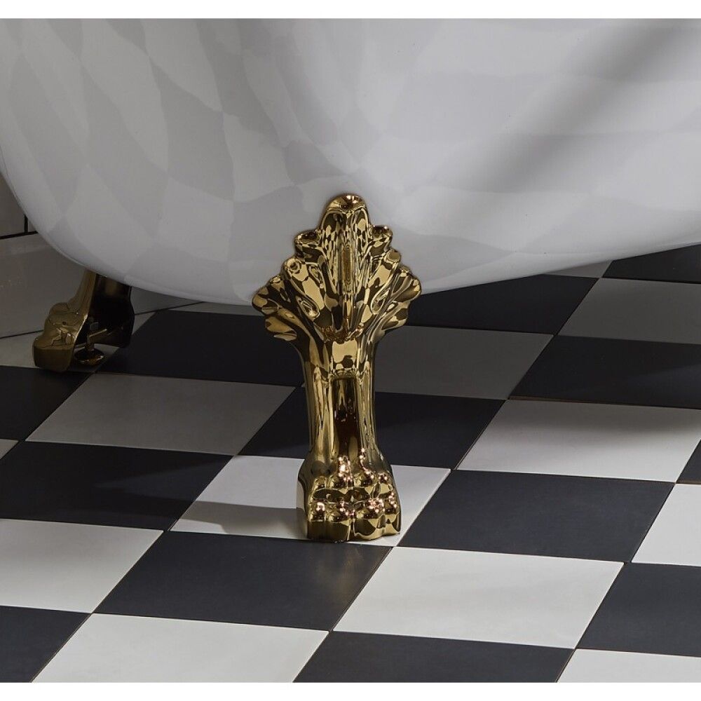 Ammejalat ja poistoputki Camargue Svinkløv & Rønne kiiltävä messinki 15 x 12 x 30 cm