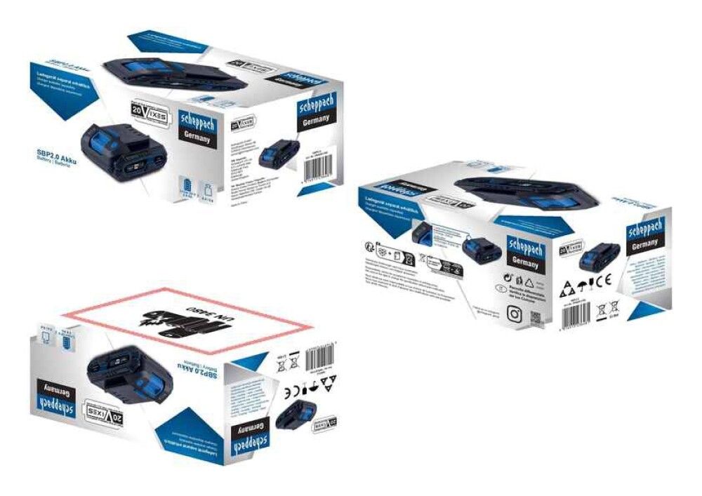 Akku Scheppach SBP 20 V 2,0 Ah