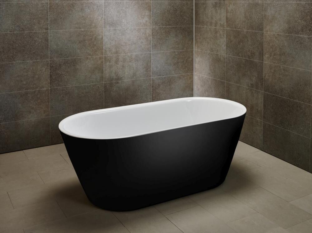 Kylpyamme Camargue Visby 160 cm Musta