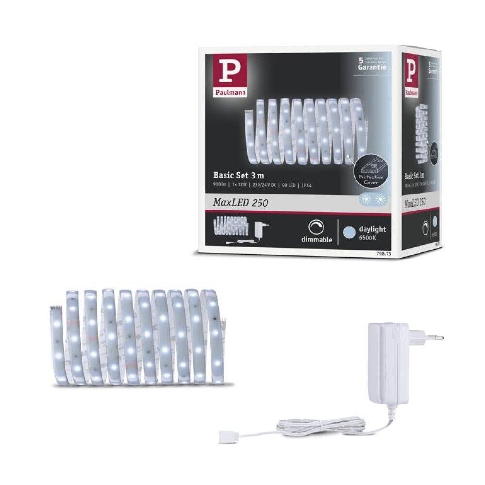 LED-Nauha MaxLED 250 Basic Set Päivänvalo IP44 3m