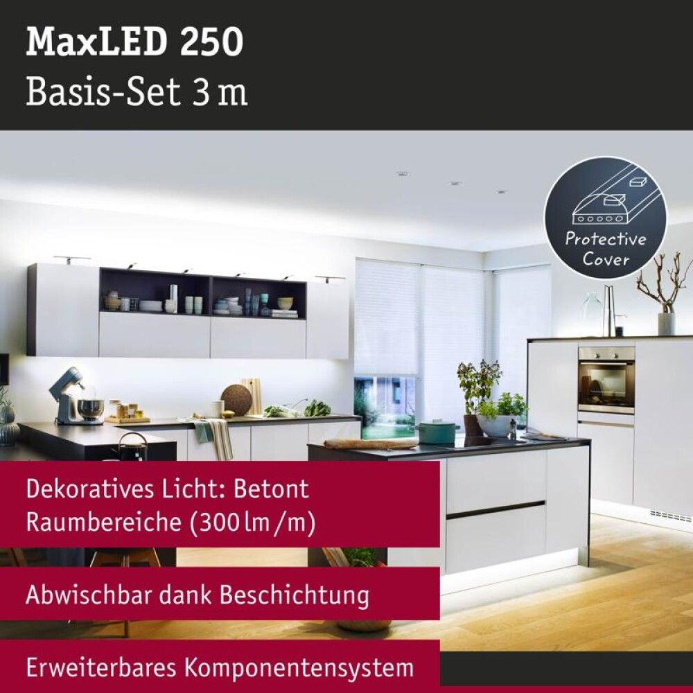 LED-Nauha MaxLED 250 Basic Set Päivänvalo IP44 3m