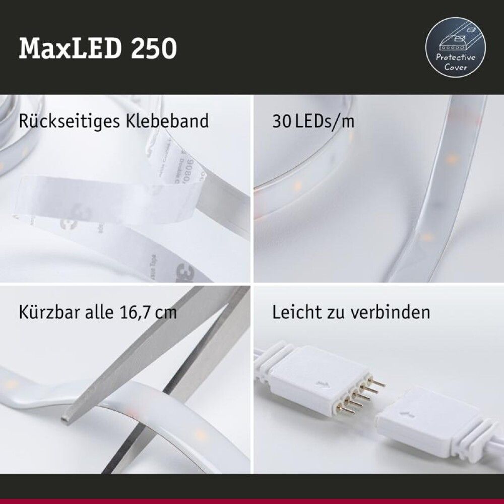 LED-Nauha MaxLED 250 Basic Set Päivänvalo IP44 3m