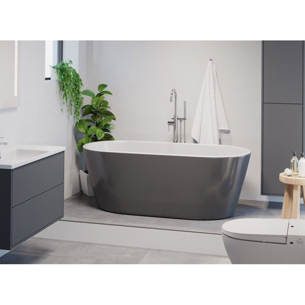 Kylpyamme Camargue Visby Valkoinen/harmaa