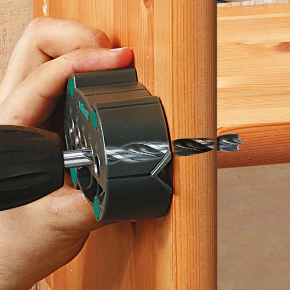 Siirrettävä porausohjain Wolfcraft Accumobil 4 - 10 mm