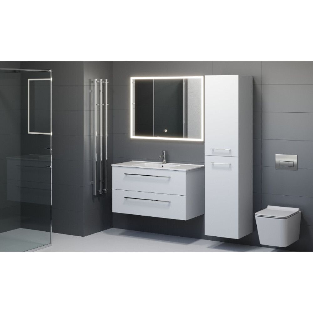 Allaskaappi Camargue Svanholm Full Mattavalkoinen 100 x 46 x 55 cm