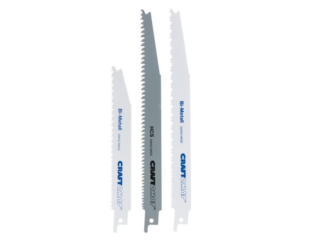 Puukkosahanterä Craftomat 3-Osainen