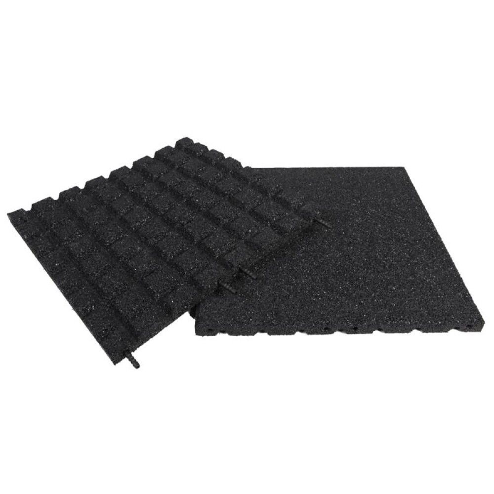 Kumilaatta Nordic Play 500 x 500 x 30 mm musta