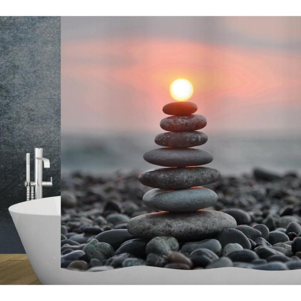 Tekstiilisuihkuverho Diaqua Zen, useita kokovaihtoehtoja