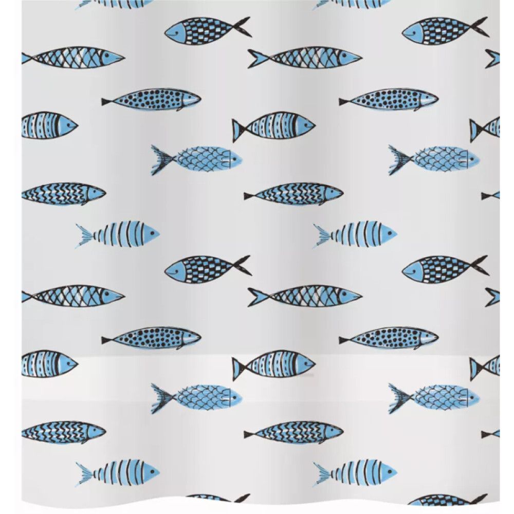 Suihkuverho Diaqua Peva Fish 180 x 200 cm