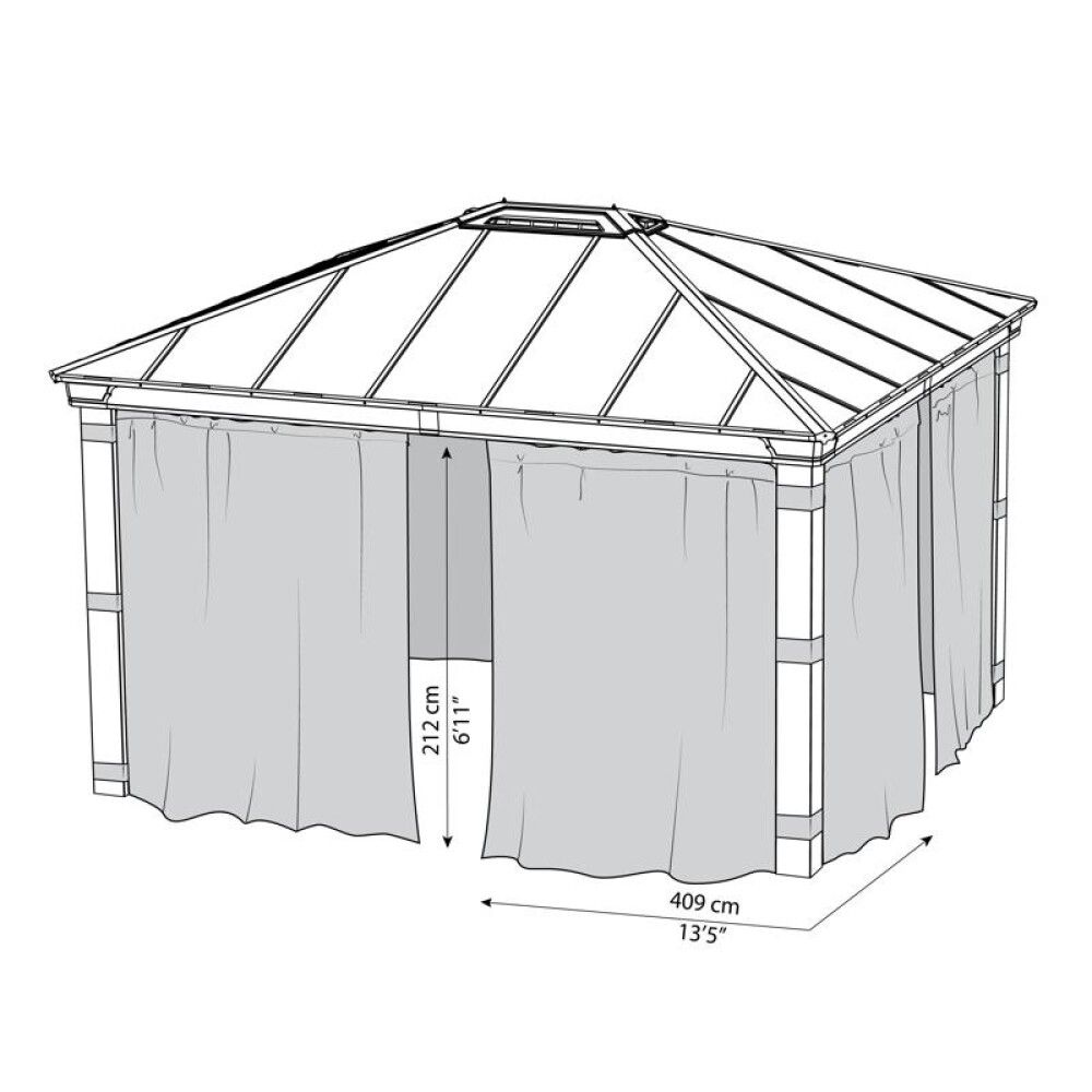 Verhosetti Palram-Canopia Dallas 3,60 x 4,22 m