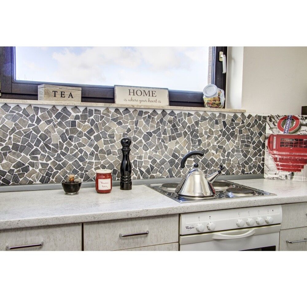 Luonnonkivimosaiikki Fliesen Ciot Harmaa 30,5 x 30,5 cm