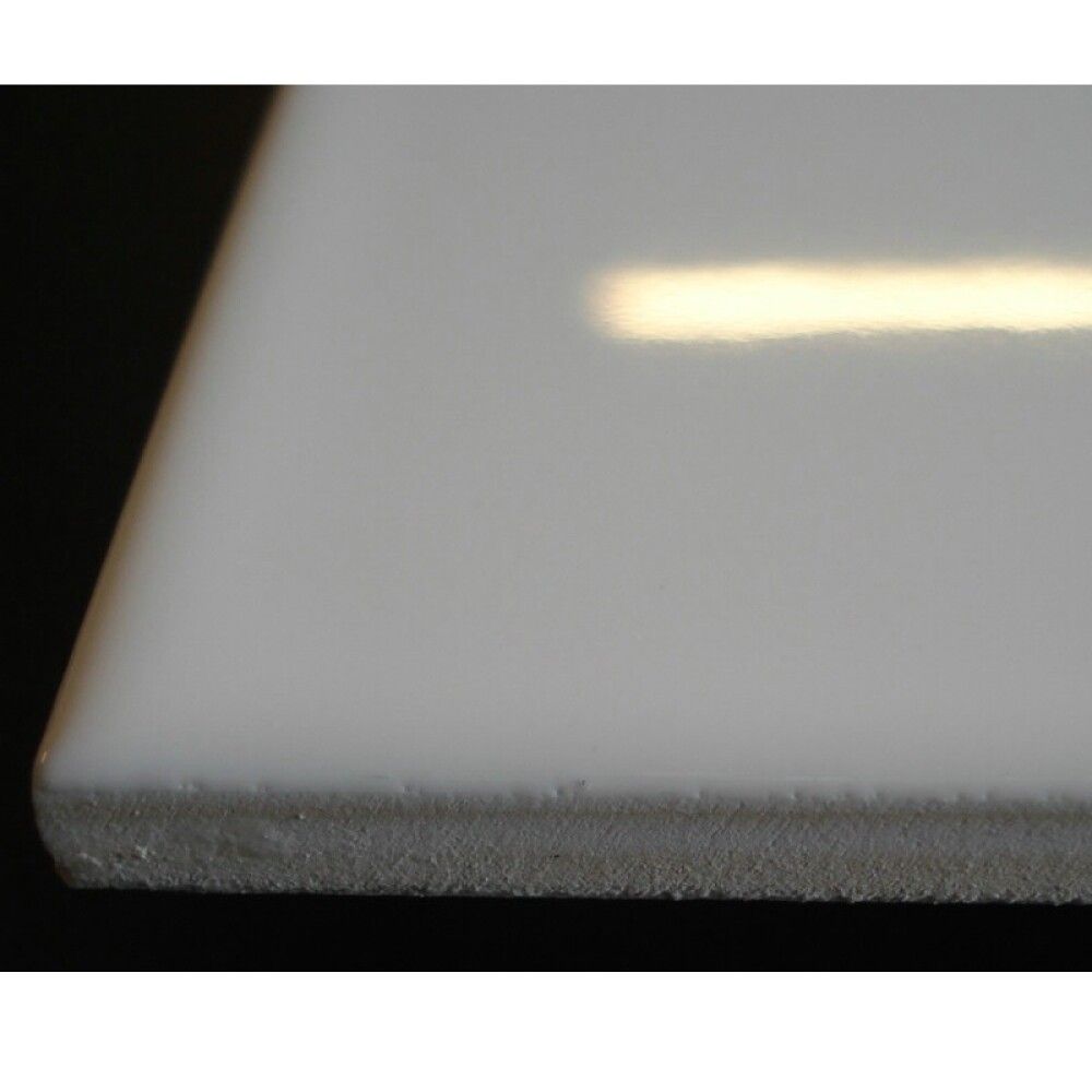 Seinälaatta Concept Kiiltävä valkoinen 19,8 x 39,8 cm