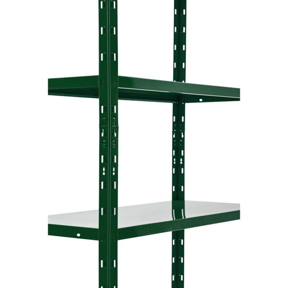 Metallihylly Regalux tummanvihreä 180 x 90 x 40 cm