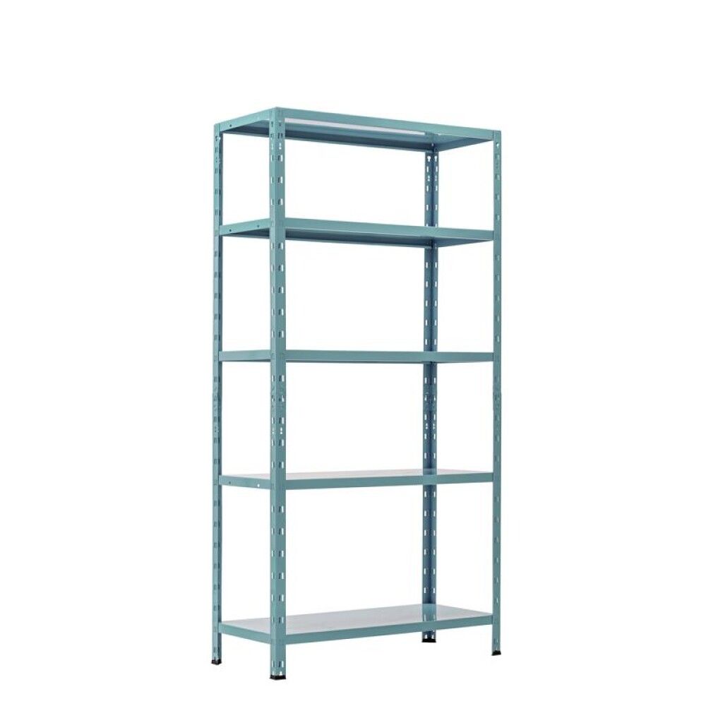 Metallihylly Regalux vaaleansininen 180 x 90 x 40 cm