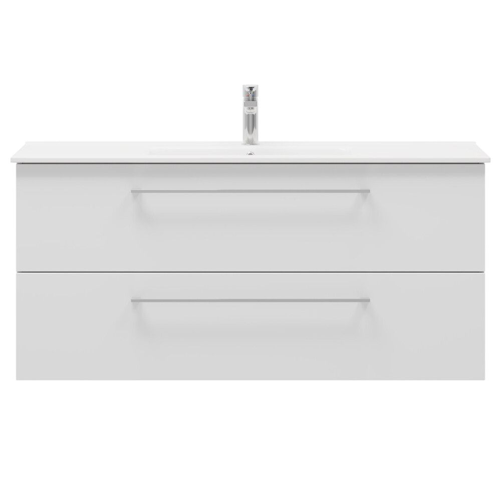 Kalustesetti Camargue Freja mattavalkoinen 120 cm