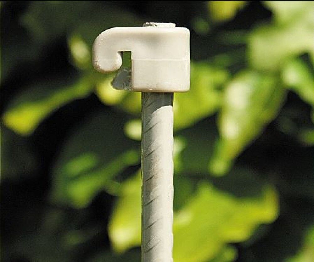 Harjaterästolppa harmaa 8 mm x 110 cm