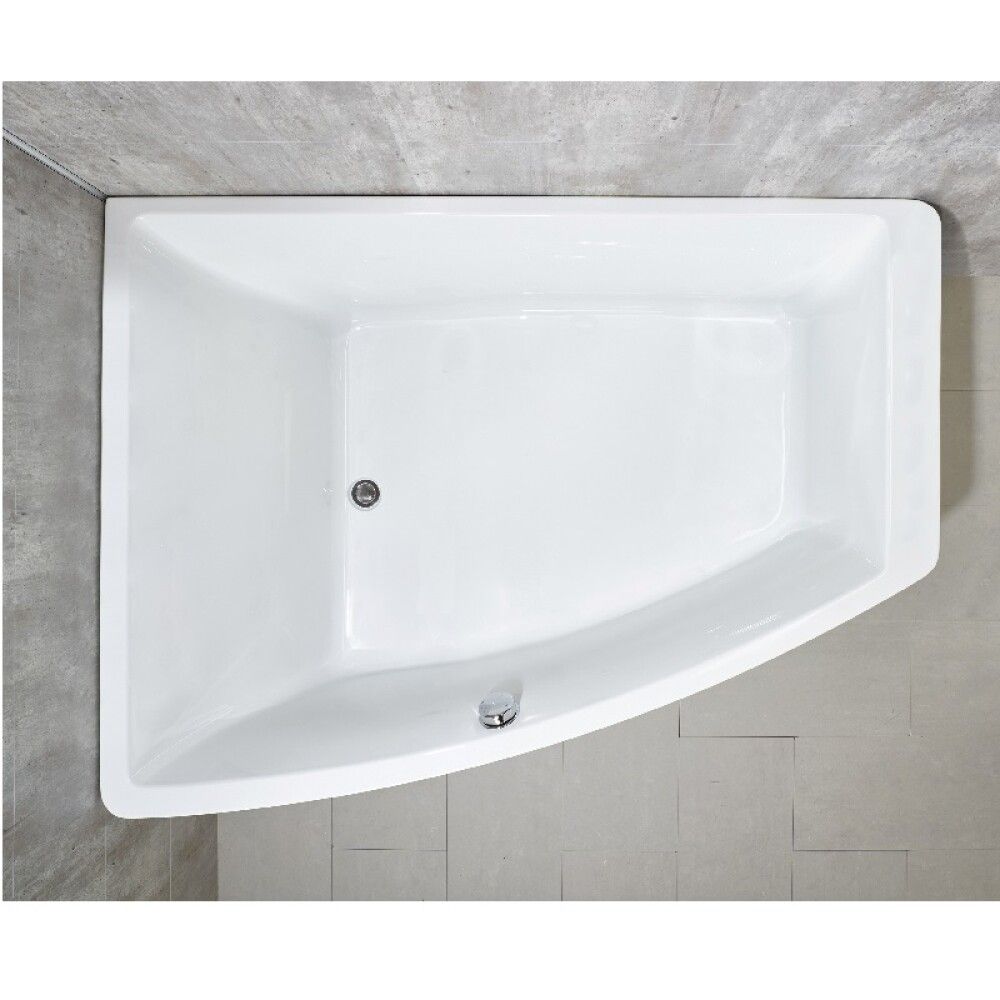 Kylpyamme Camargue Värmland vasen valkoinen 160 x 120 x 65 cm