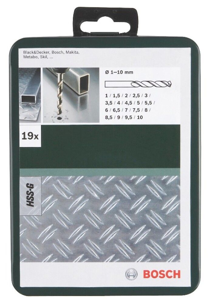 Poranteräsarja Craftomat HSS-G 1-10MM 19-os.