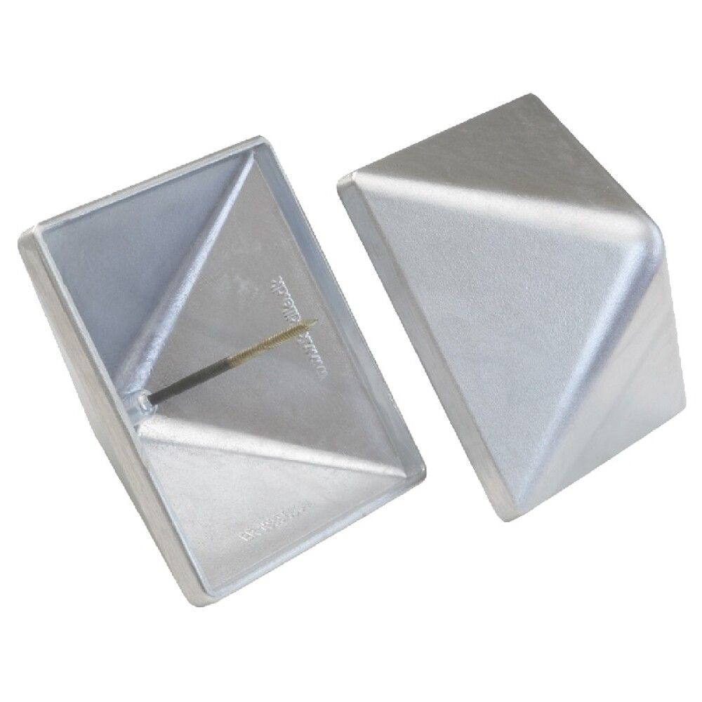 Tolpanhattu alumiini korkea 78 x 78 mm