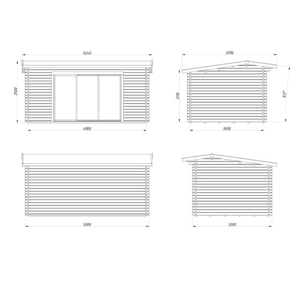 Mökki Palmako Ines 13,7 m²