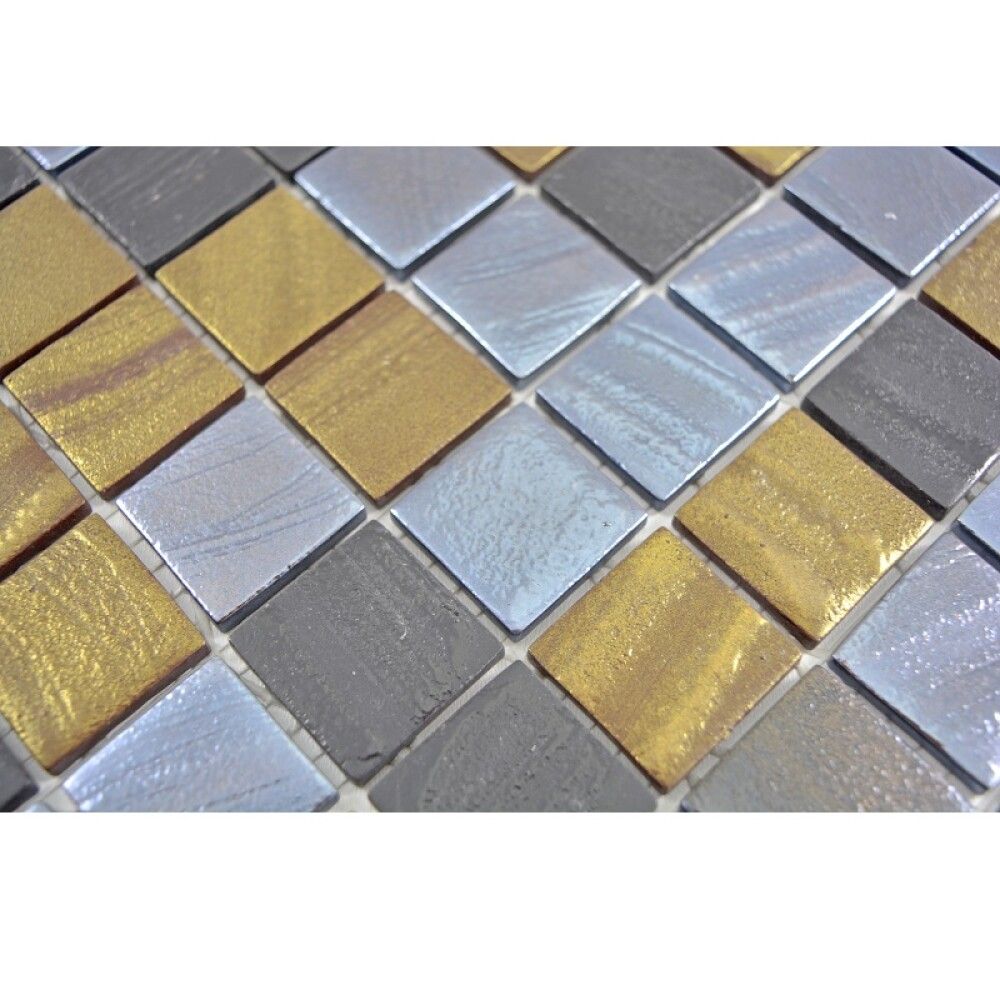 Mosaiikkilaatta Fliesen Quadrat Eco Mix monivärinen 31,5 x 31,5 cm