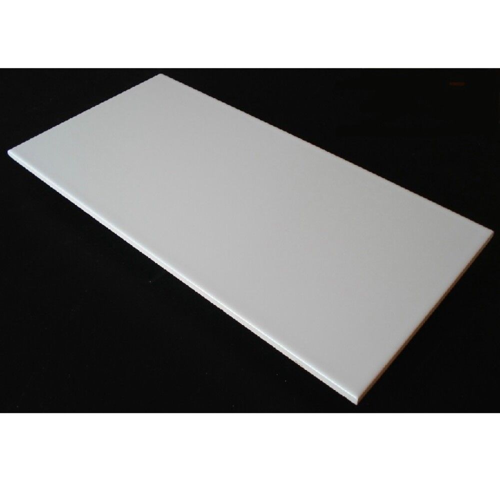 Seinälaatta Concept Kiiltävä valkoinen 19,8 x 39,8 cm