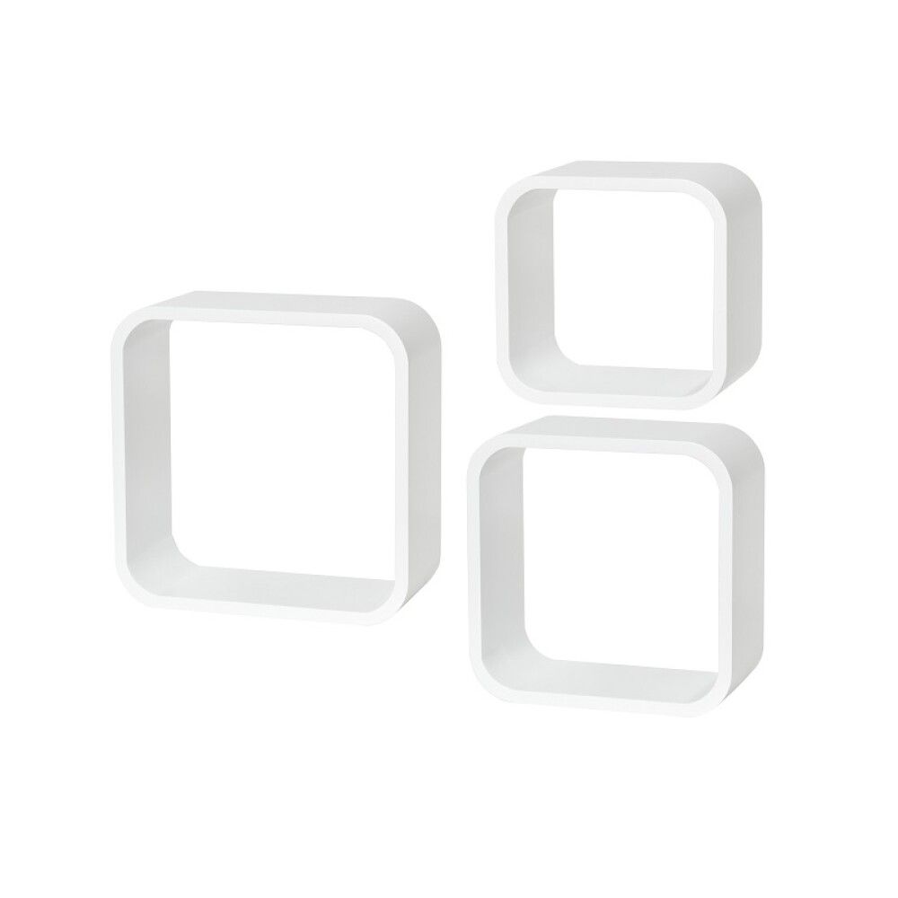 Kuutiohylly Dolle Cube Valkoinen 3-os. 350 x 350 x 145 mm