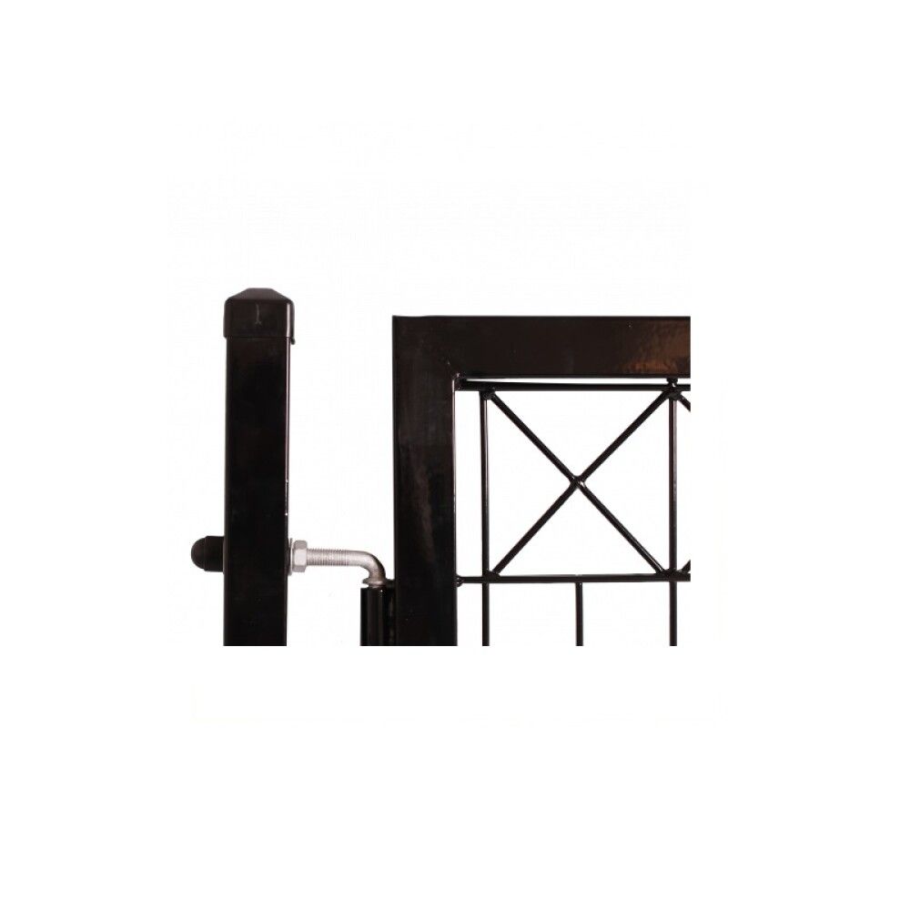 Portti 78 x 100 cm musta x-koriste