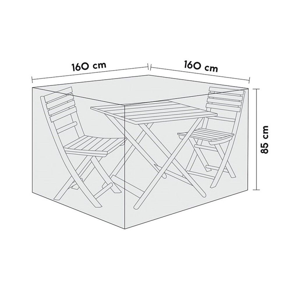 Kalustesuoja Sensum parvekeryhmä 160 x 160 x 85 cm