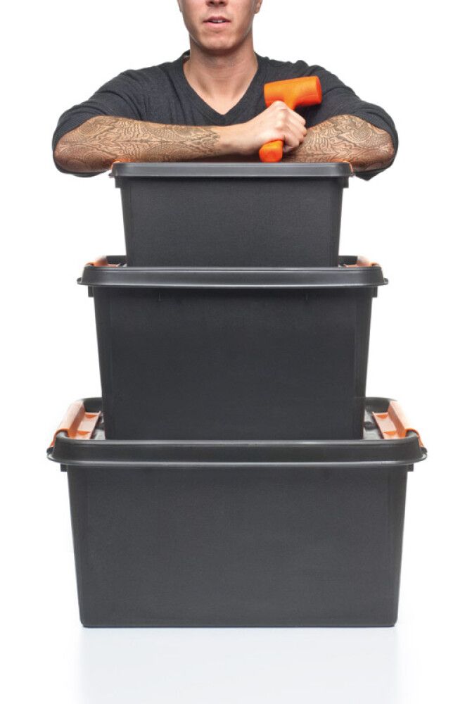 Säilytyslaatikko SmartStore Pro 31 L Musta 50 x 39 x 26 cm