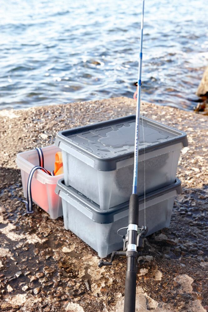 Säilytyslaatikko SmartStore Dry 55 L Harmaa 60 x 40 x 35 cm