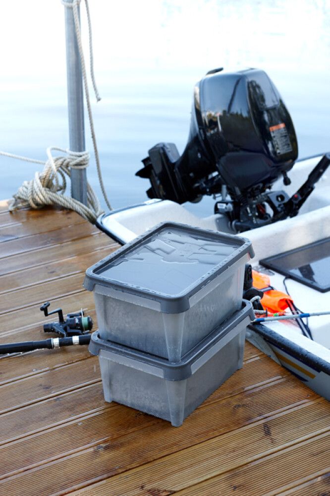 Säilytyslaatikko SmartStore Dry 55 L Harmaa 60 x 40 x 35 cm