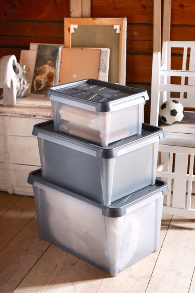 Säilytyslaatikko SmartStore Dry 55 L Harmaa 60 x 40 x 35 cm