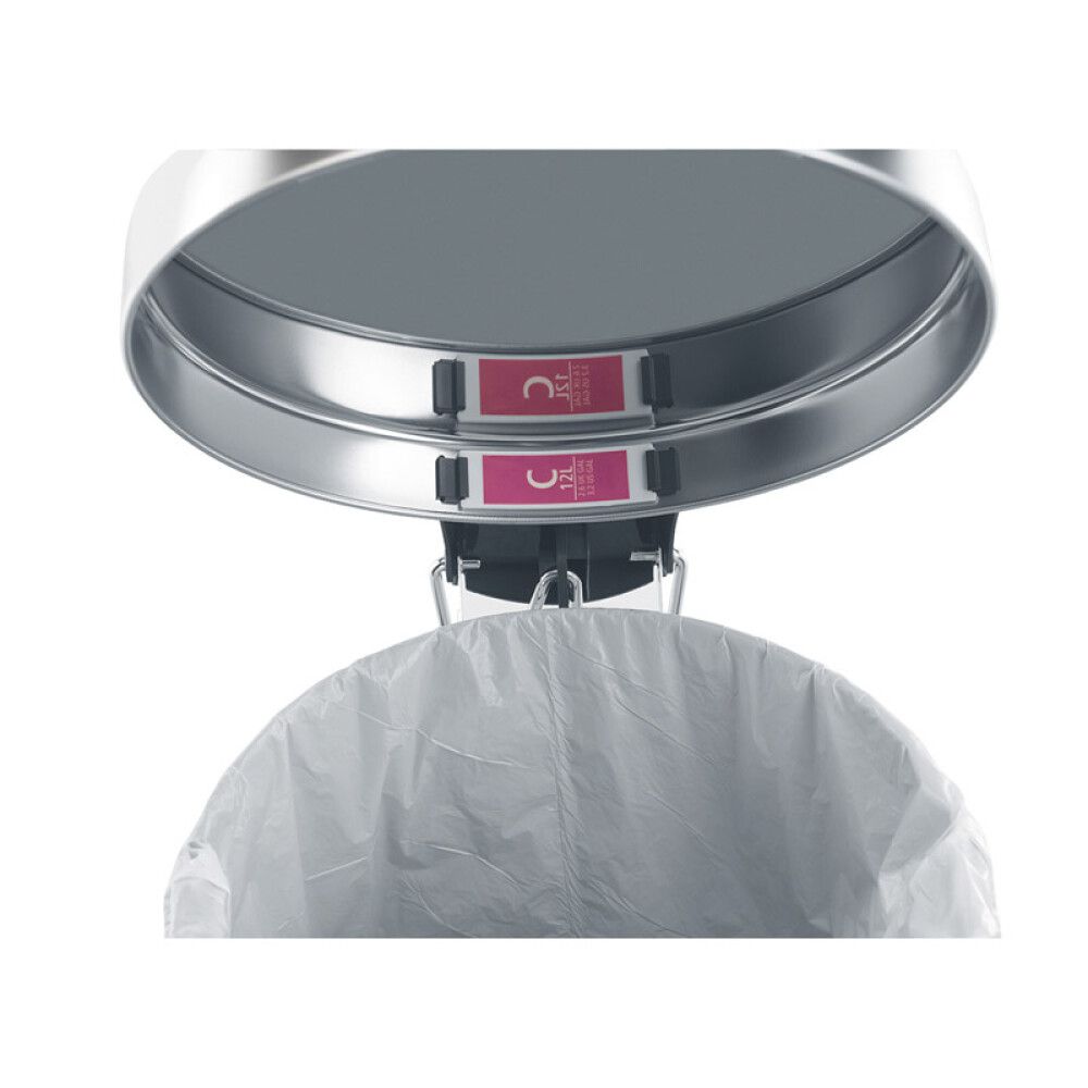 Roska-astia polkimella Brabantia Newicon White 12 l