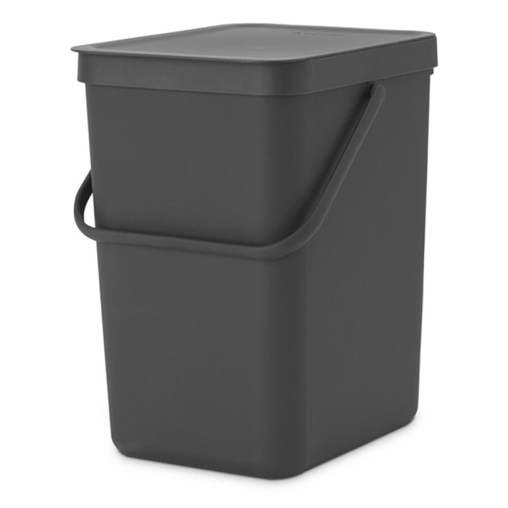 Roska-astia Brabantia Sort&Go 25 L Harmaa