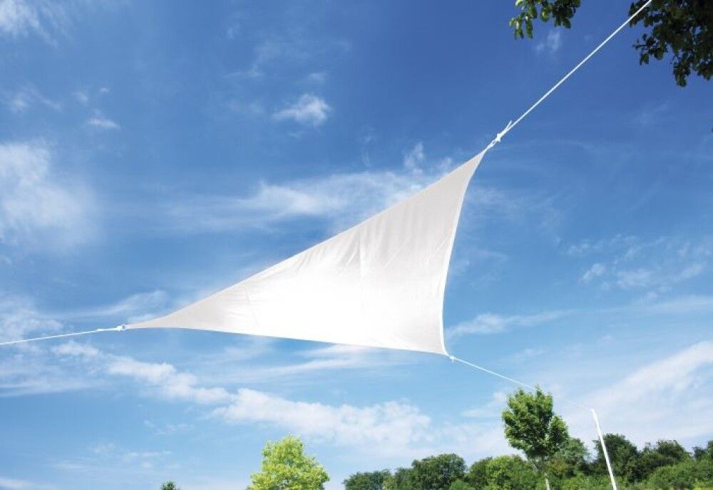 Aurinkopurje Doppler 3,6 x 3,6 x 3,6 m valkoinen