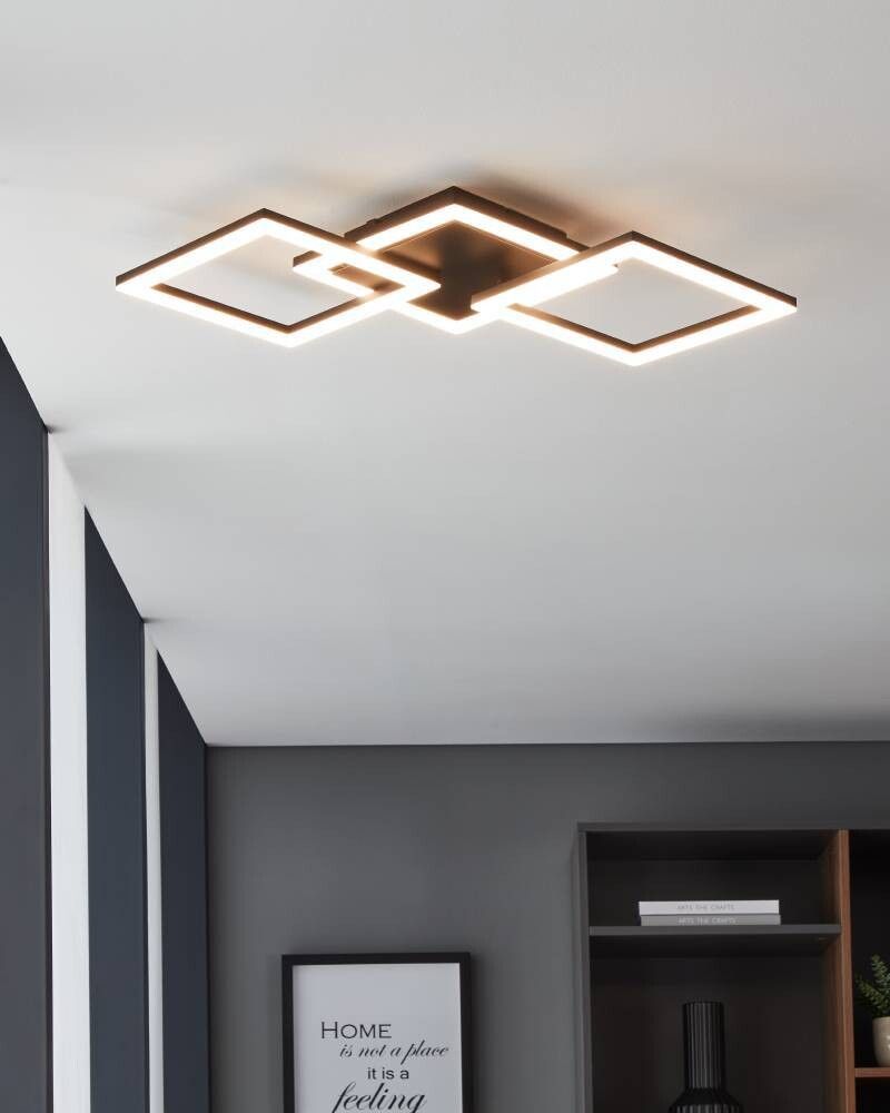 Kattovalaisin Eglo Connect.z Paranday-Z musta/valkoinen 31 x 65 cm