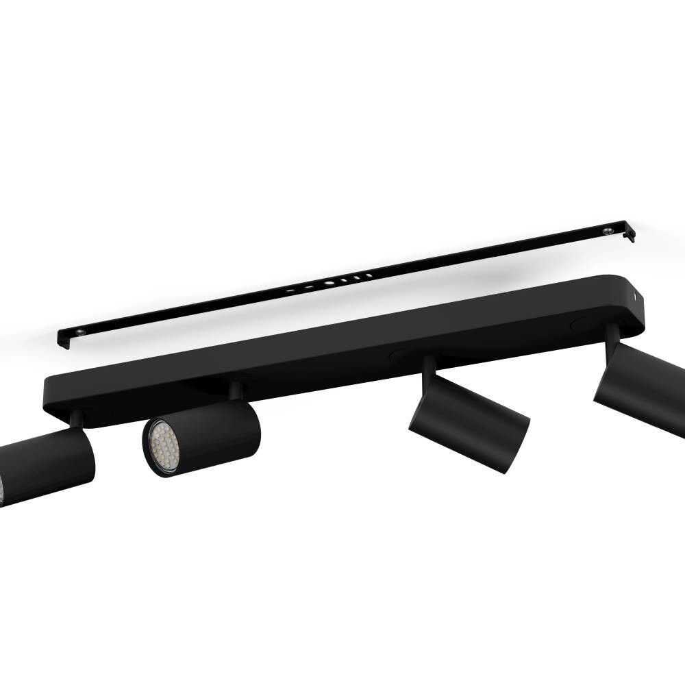 LED-älyspottivalaisin Eglo Connect.z Telimbela 4 x 4,9W Musta 58 x 8 cm