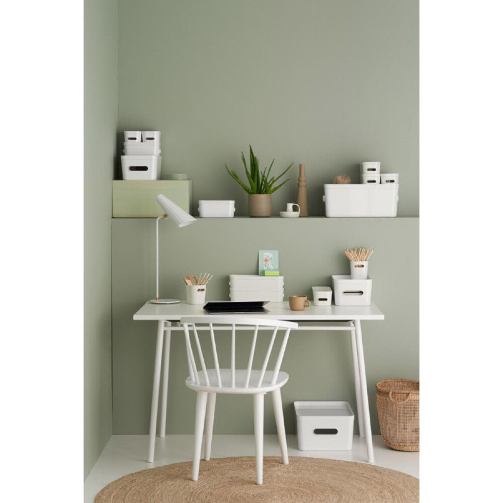 Säilytyskori SmartStore Compact Clear Mini Valkoinen