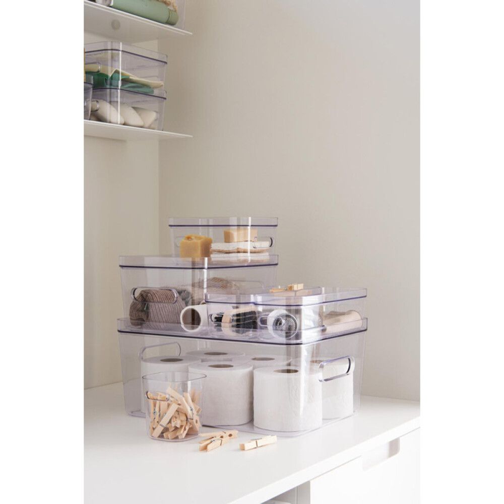 Säilytyslaatikko SmartStore Compact Slim Kirkas