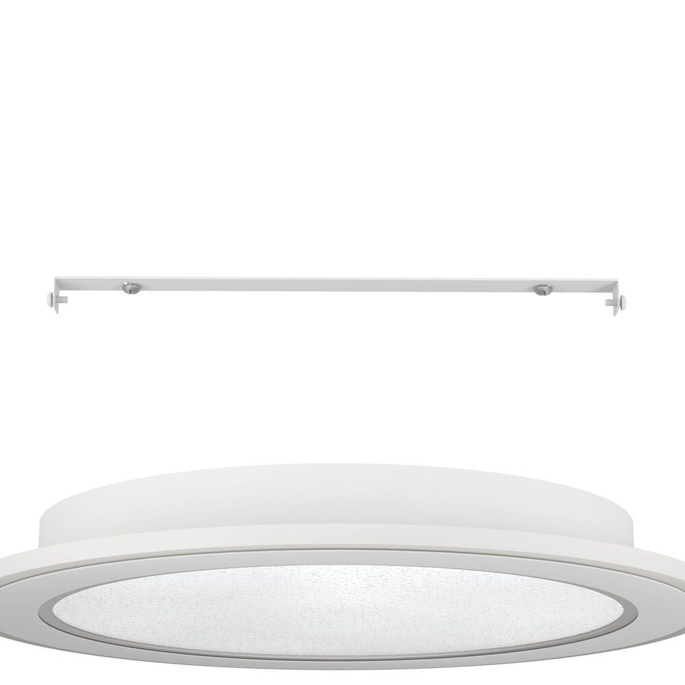 LED-plafondi Eglo Macchioni valkoinen Ø 38 cm