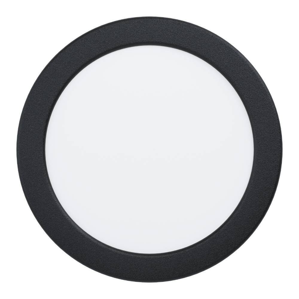 LED-uppospotti Eglo Fueva 6-Z musta Ø 16,8 cm