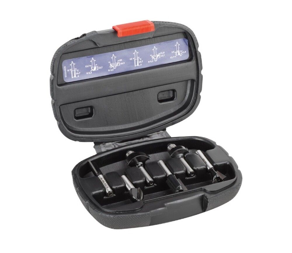 Jyrsinteräsarja  Carftomat HM 6mm 6kpl