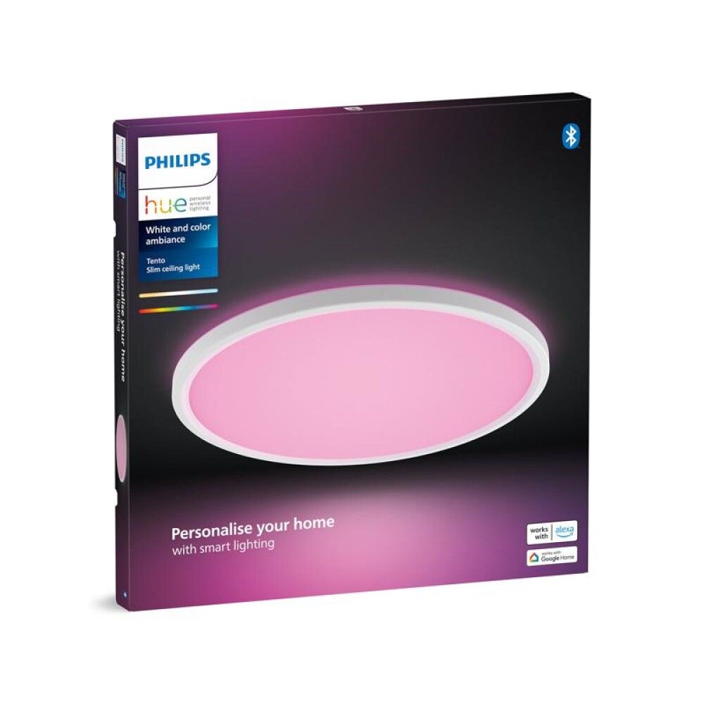 Kattovalaisin Philips Hue Tento white and color valkoinen Ø 42 cm