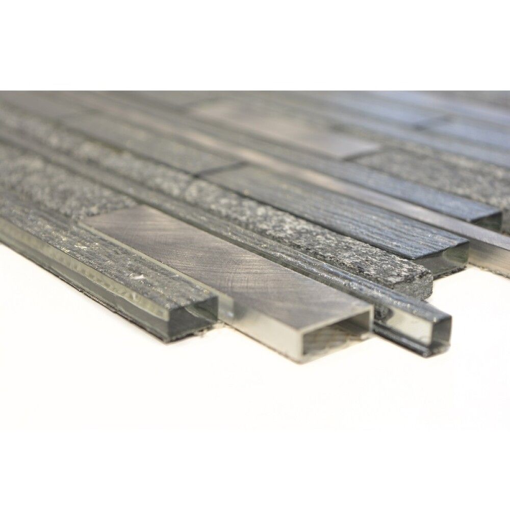 Mosaiikkilaatta XAM GV84 Musta  29,8 x 31 cm