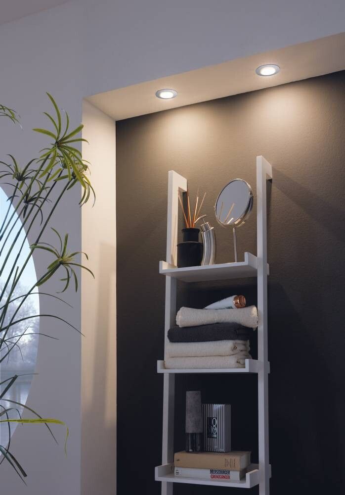 Uppospotti Eglo Pineda 1 Ø 84 mm Kromi Himmennettävä