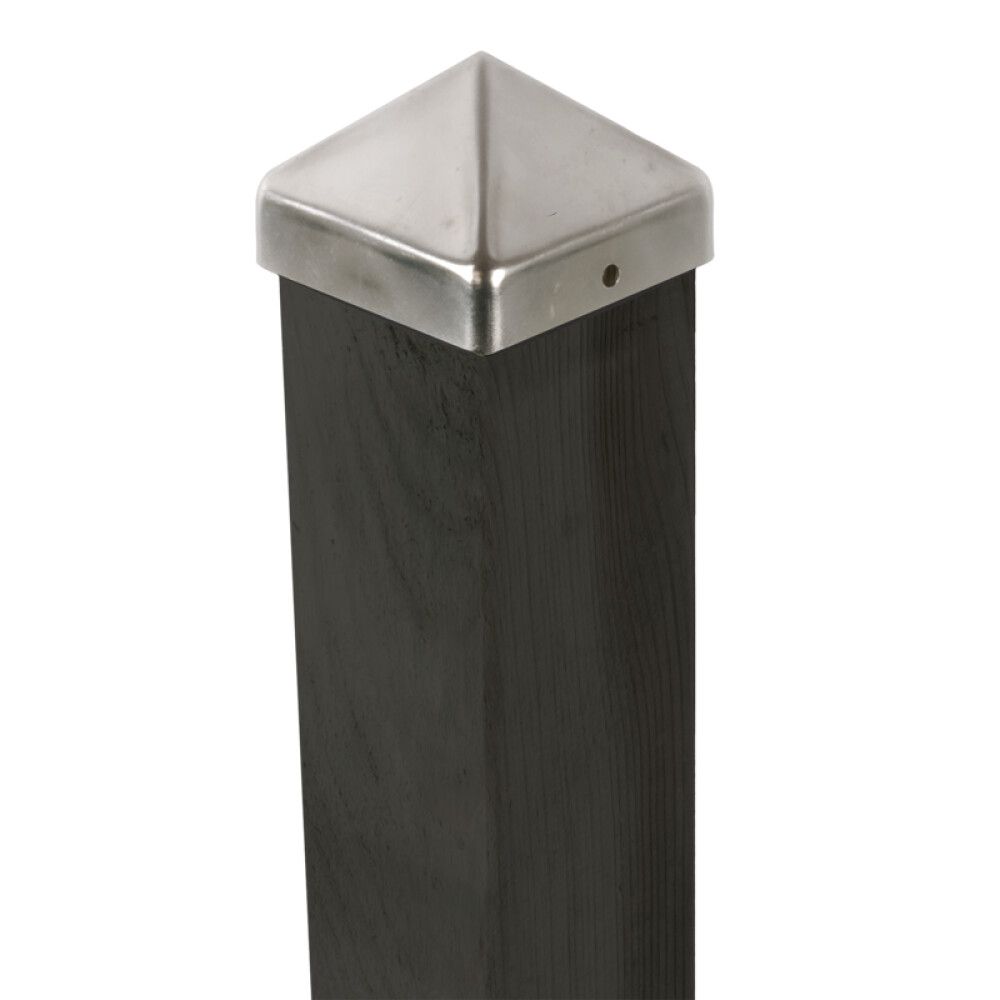 Tolpanhattu ruostumaton 75 x 75 mm