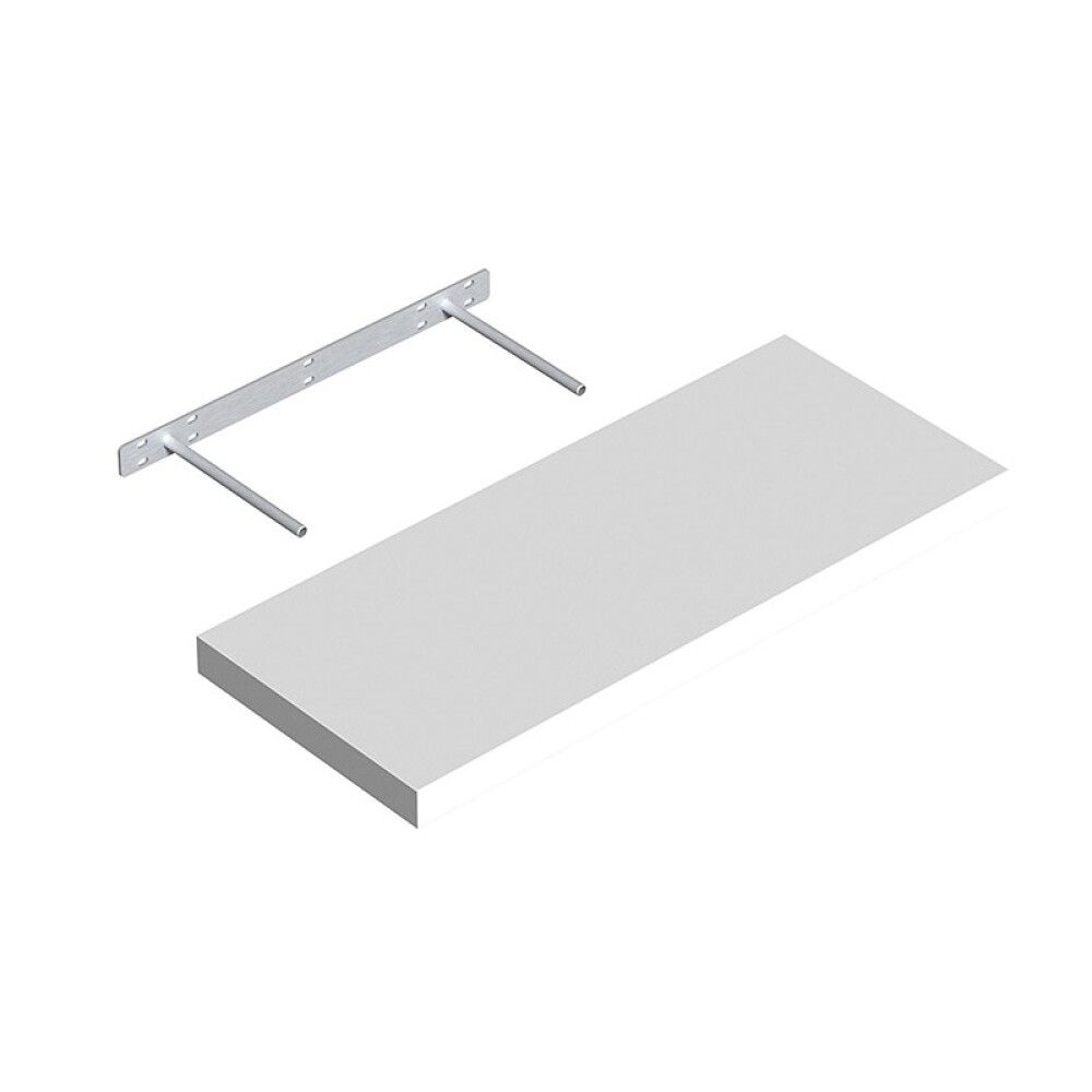 Seinähylly Regalux XL4 valkoinen 3,8 x 24 x 60 cm